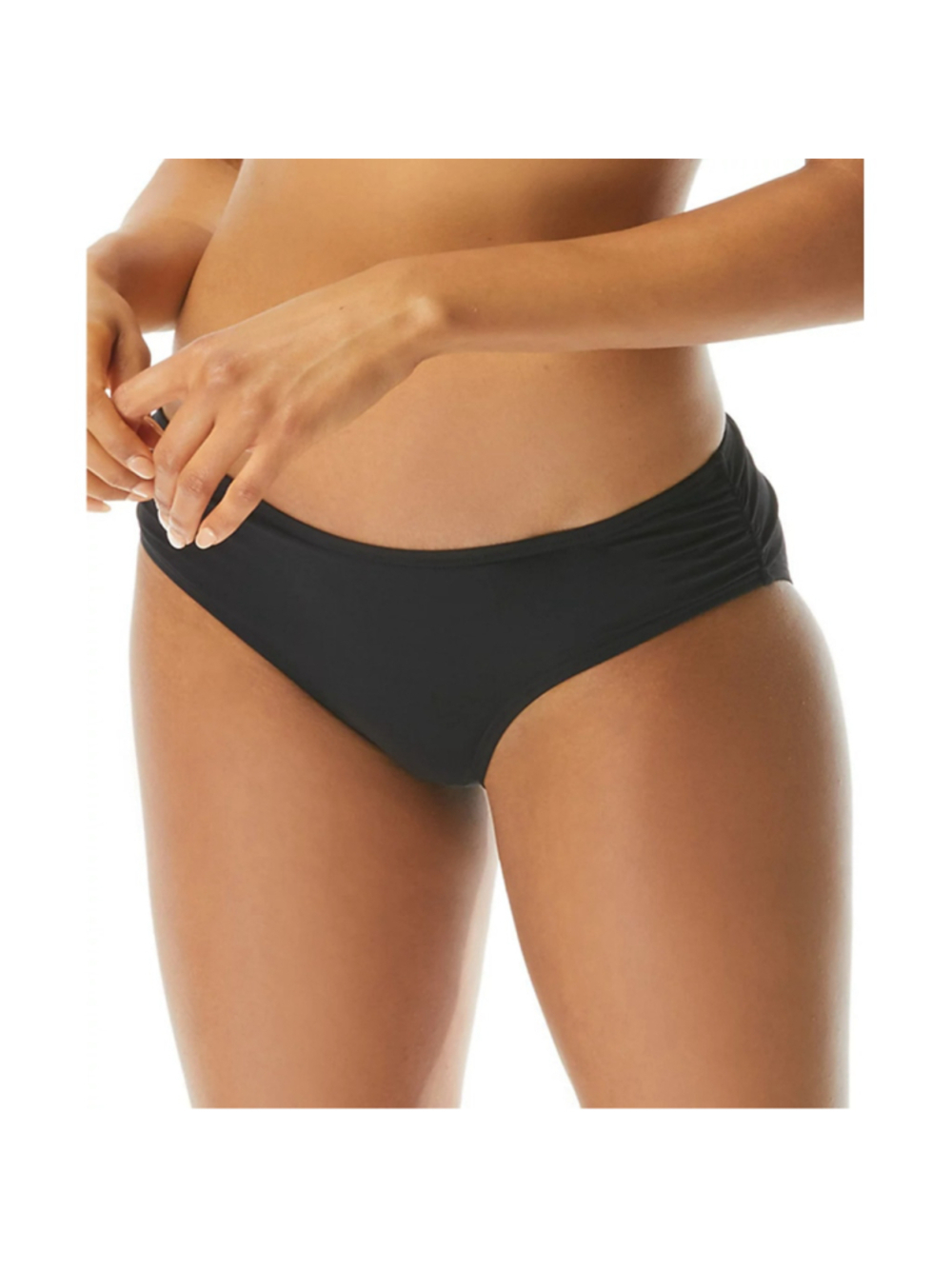 Coco Reef Women's Size XXL Black Ruched Hipster Bikini Bottoms NWT